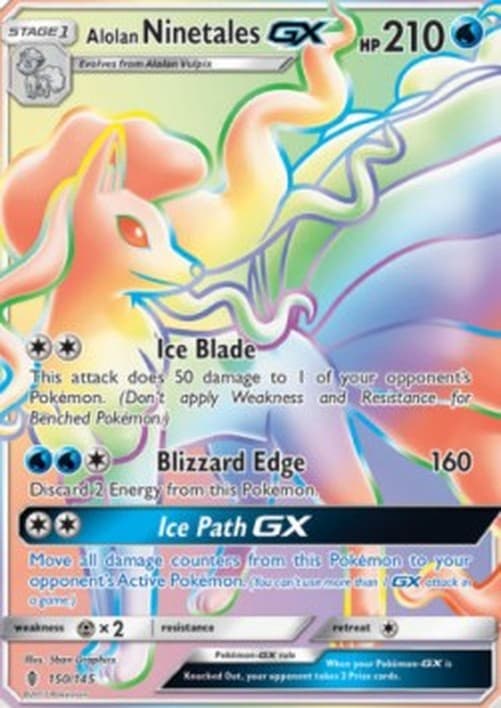 Pokemon Alolan Ninetales GX