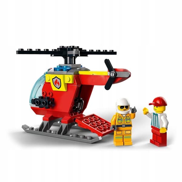 LEGO City Fire Helicopter Set 60318 – 53 pieces – 4+