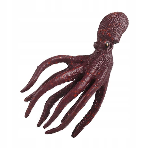 Squid Model Toy: Realistic marine animal figures for learning; Educational props