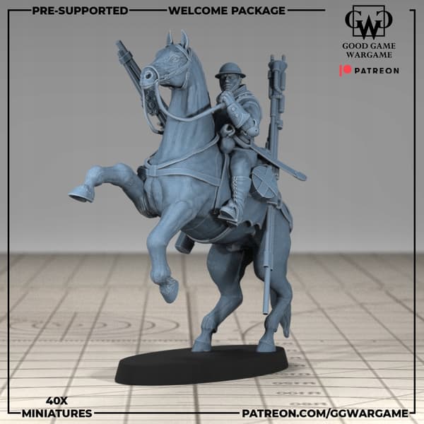 Foreign Legion Cavalry (5 pieces) – Minifaktura