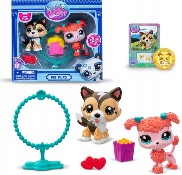 ANIMAL FIGURINES FOR CHILDREN – A PAIR WITH ACCESSORIES