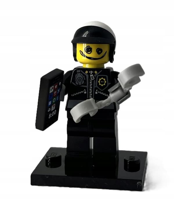 LEGO, The Movie, tlm, Scribble-Face Bad Cop, Scribble-Face Cop