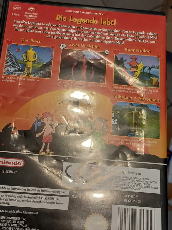 Doshin the Giant, GameCube, see description!