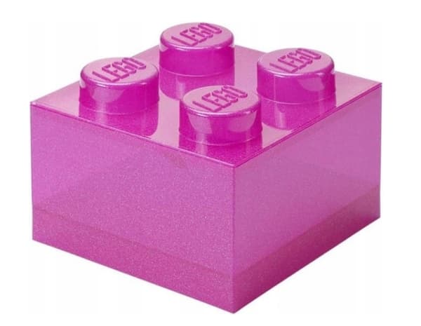 LEGO STORAGE BRICK 4 Studs Brick Storage Box 4+