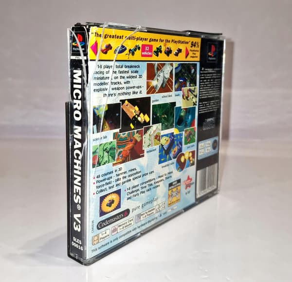 MICRO MACHINES V3 PSX 3XA game – READ THE DESCRIPTION!