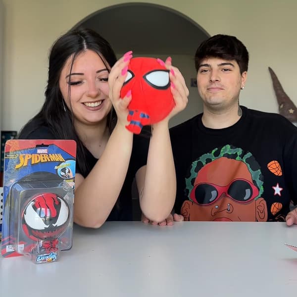 Marvel Spider-Man Elastikorps 16 cm Squishy Stress Relief Toy
