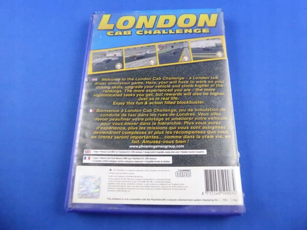 LONDON CAB CHALLENGE – game disc in very good+ condition, complete PS2 set