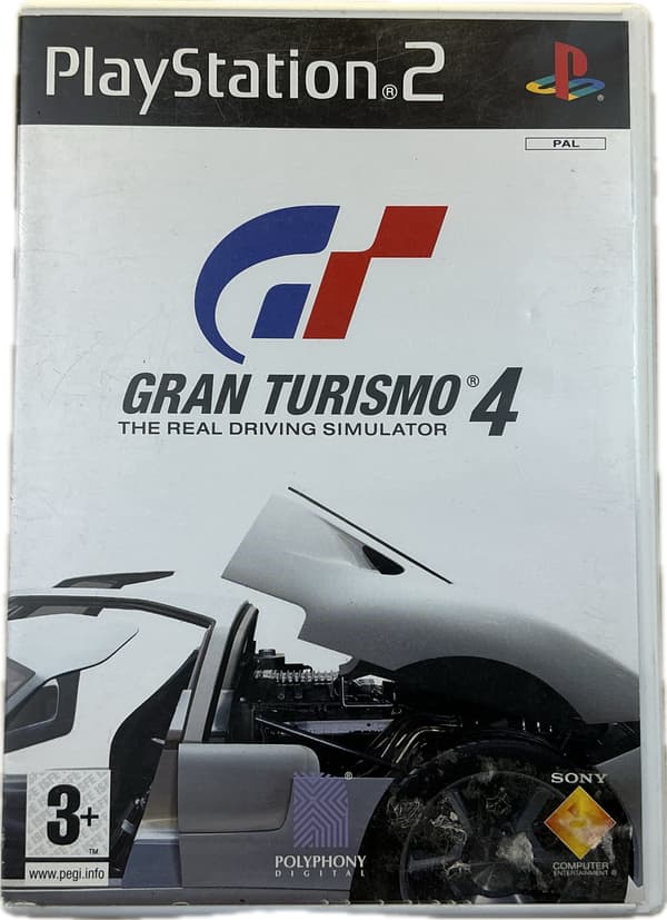 GRAN TURISMO 4 GT4 disc – very good+ condition, complete PS2 set