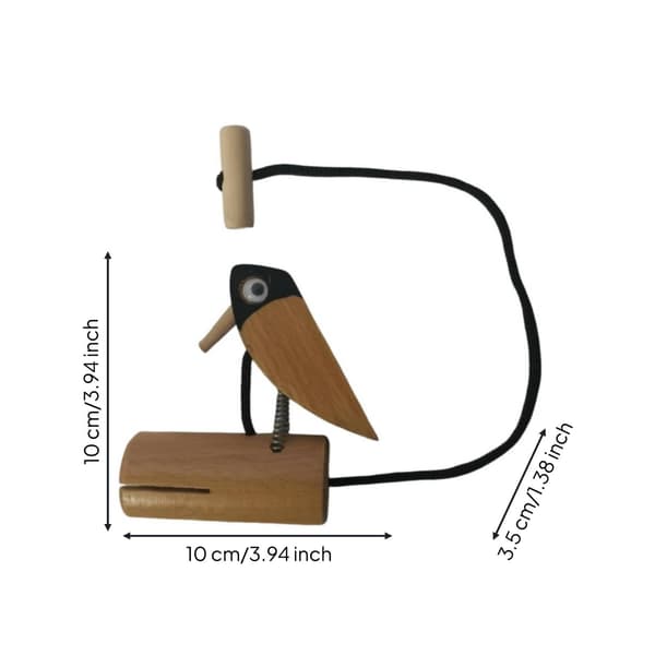 Wooden Drumming Tree Avian Toy Educational Drumming Tree