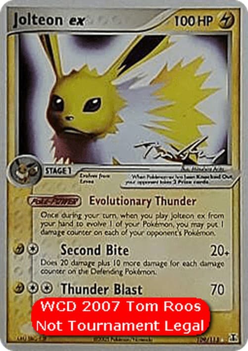 Pokemon Jolteon ex