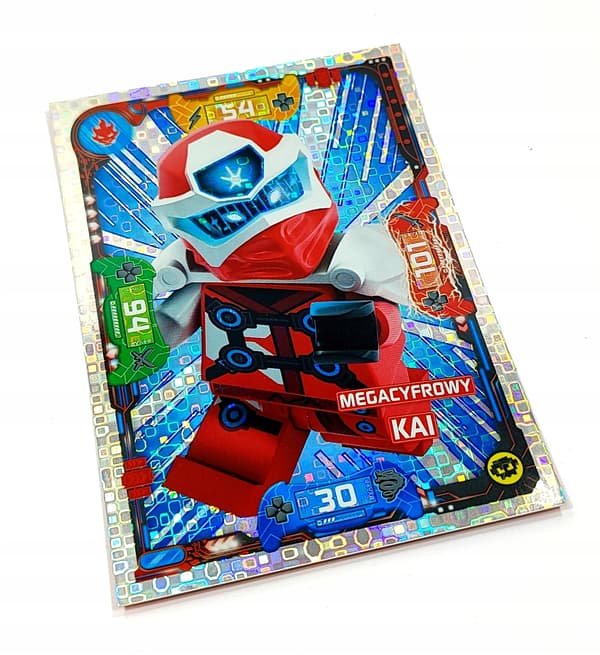 LEGO NINJAGO CARD – MEGA-DIGITAL KAI – XL / LARGE CARD