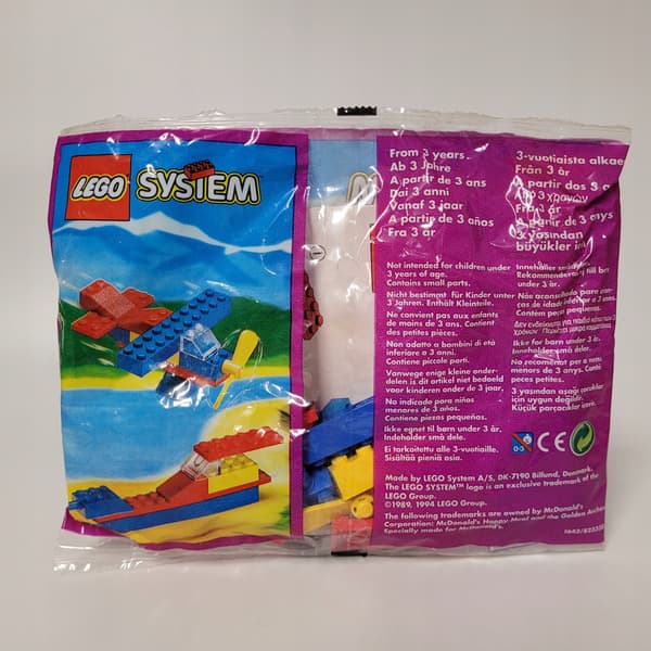 Lego System McDonald's 1642 Basic polybag, MISB, 1994