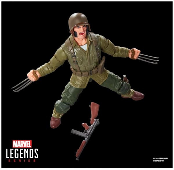 MARVEL LEGENDS WOLVERINE LOGAN WWII FIGURE 15 CM TOY GIFT ACCESSORIES