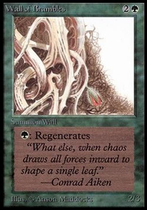 Magic: The Gathering Wall of Brambles
