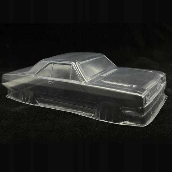 Car body shell: Sturdy, lightweight, durable, unpainted 1/28 scale RC car body shell