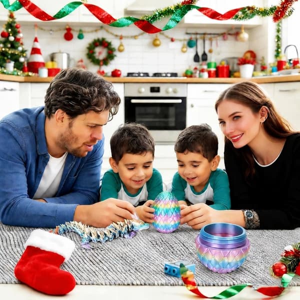 12 3D-PRINTED DRAGON EGGS WITH DRAGONS – MOVING POND GIFT SET