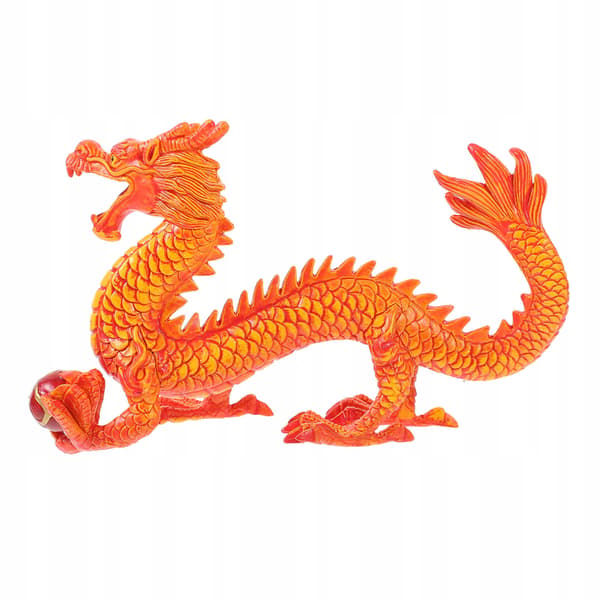 A UNIQUE CHINESE DRAGON FIGURINE FOR TABLE DECORATION