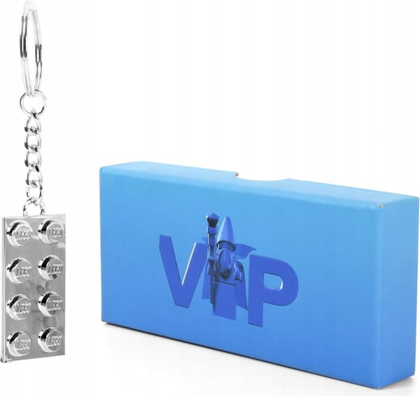 LEGO VIP 5006330 silver metal key ring