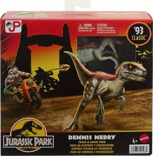 JURASSIC WORLD DINOSAUR '93 Classic Dennis Nedry set