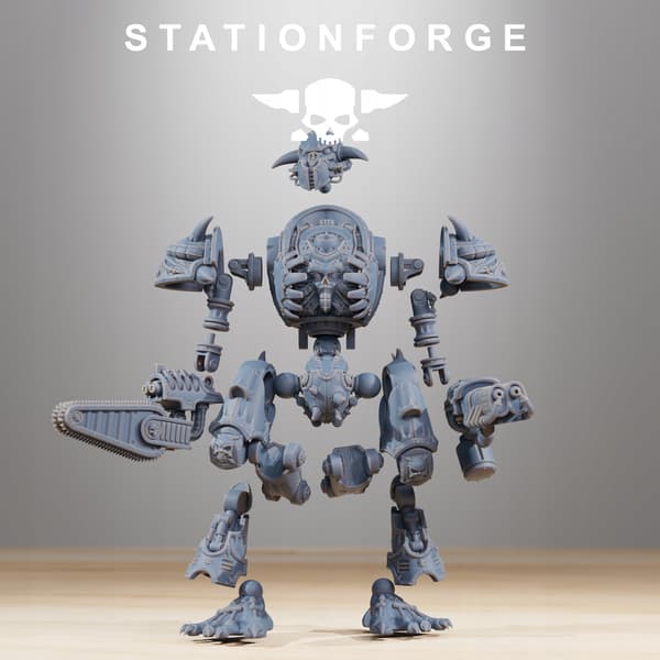 Pythonicus Armageddon – Station Forge – 3D-utskrift
