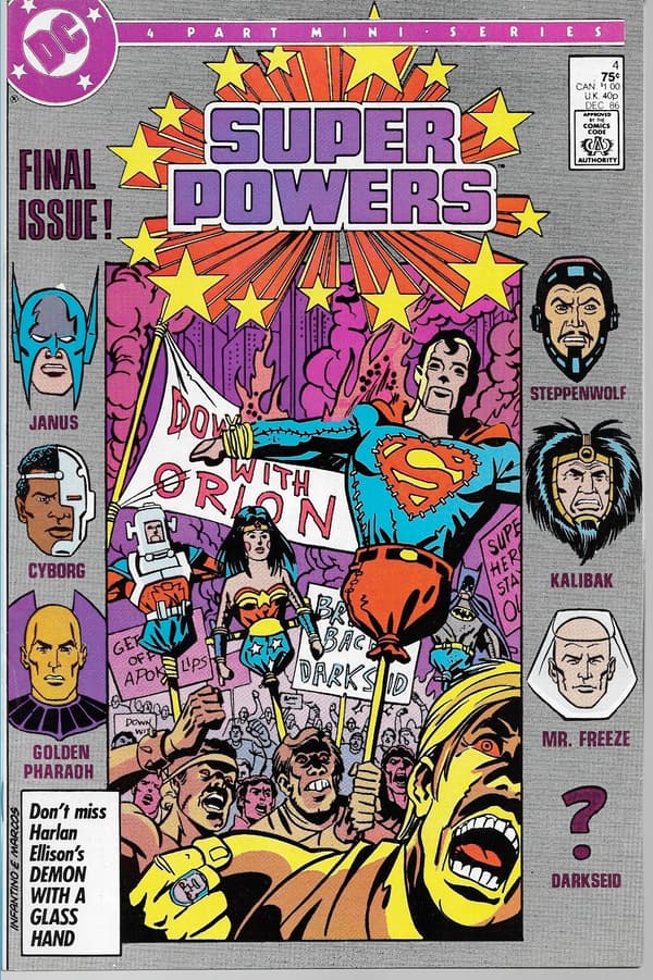 DC Super Powers Comics 1–4/1986 (in English) – Complete Set