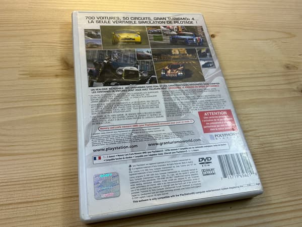 GRAN TURISMO 4 GT4 disc – very good+ condition, complete PS2 set