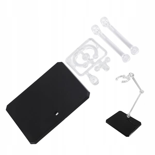 Mounting bracket for figurines, flexible mounting stand for doll models with