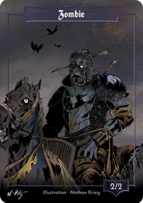 Magic: The Gathering Zombie Token
