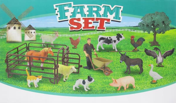 ANIMAL FIGURINE SET FARM FIGURINES