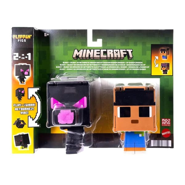 Minecraft Flippin' Figs 2 Transforming Figures: Sunny & Ender Dragon JCN27