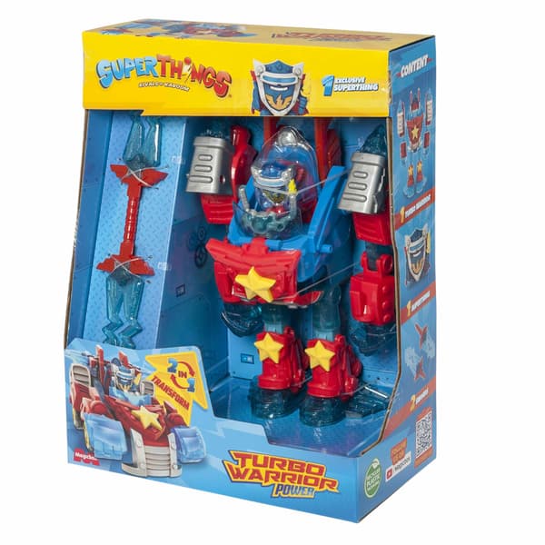 SuperThings Turbo Warrior Power Transforming Robot Toy