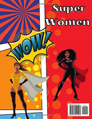Super Black Women Blank Comic Book: It’s Your Story, Create It! Blank Com