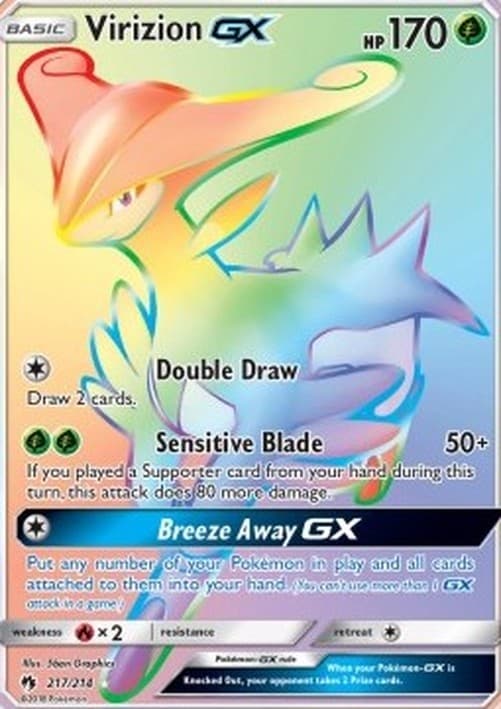 Pokemon Virizion GX