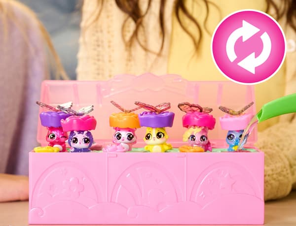 BLOOMABLES HATCHIMALS SET OF 6 BLOOM BASH FIGURES + ACCESSORIES