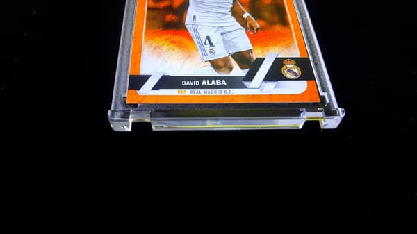 David Alaba Real Madrid Orange Parallel 25 May Topps UCL