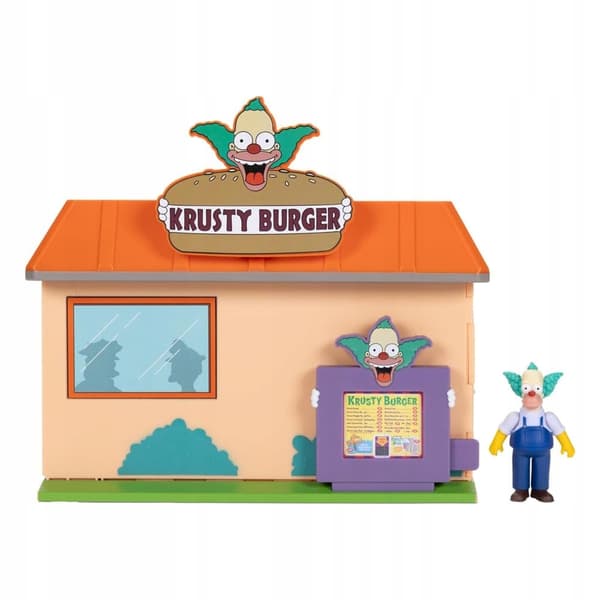 Jakks Pacific The Simpsons Krusty Burger play set, 6 cm, accessories