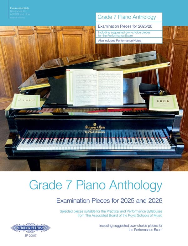 GRADE 7 PIANO ANTHOLOGY 2025–2026 (BOOK)