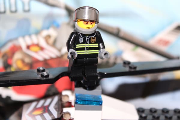 LEGO CITY TOWN 7238 Fire Helicopter SET INSTRUCTIONS