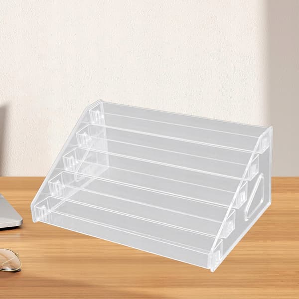 Acrylic storage stand – Organiser Display Riser Holder Challenge Coins, 5-tier