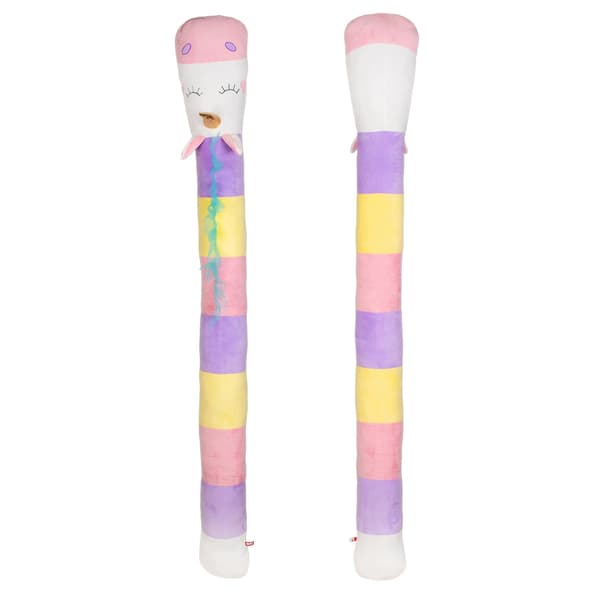 An elegant, soft unicorn-shaped toy cushion, 190 cm
