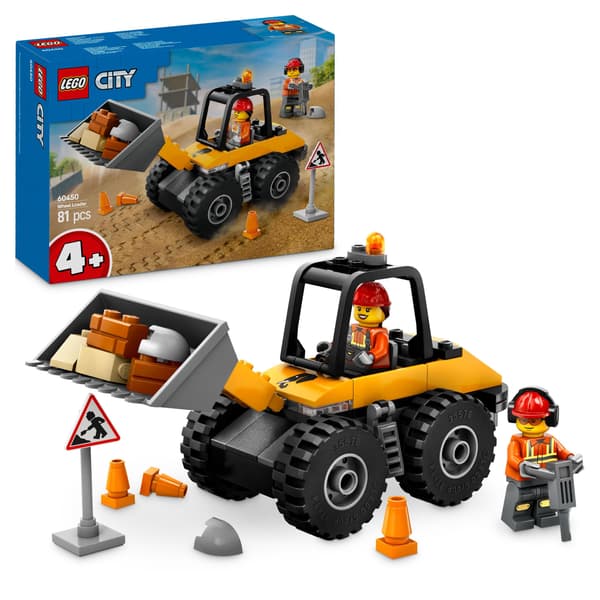 LEGO City 60450 Wheel Loader, Building Set