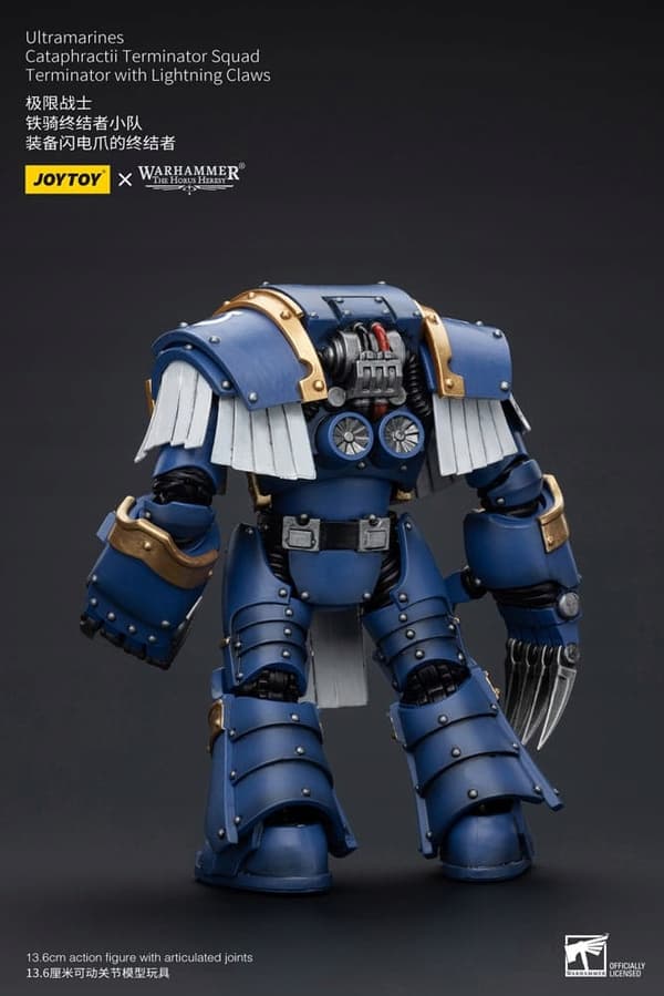 JoyToy Warhammer Ultramarines Cataphractii Terminator with Lightning Claws