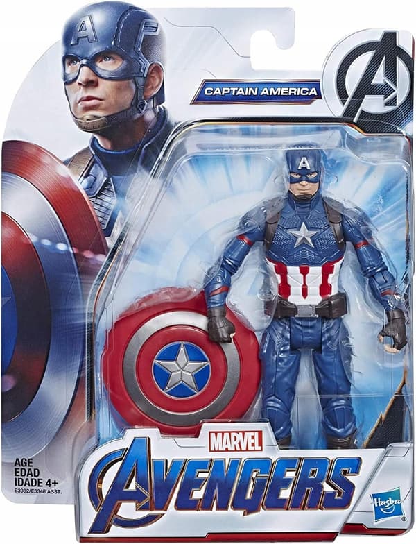 MARVEL AVENGERS CAPTAIN AMERICA FIGURINE E3932 + ACCESSORIES