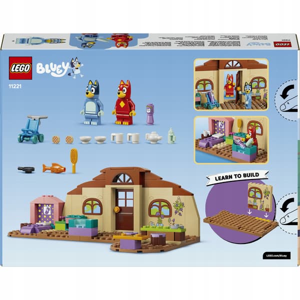 LEGO Bluey 11221 School with Ryżyk and Blue