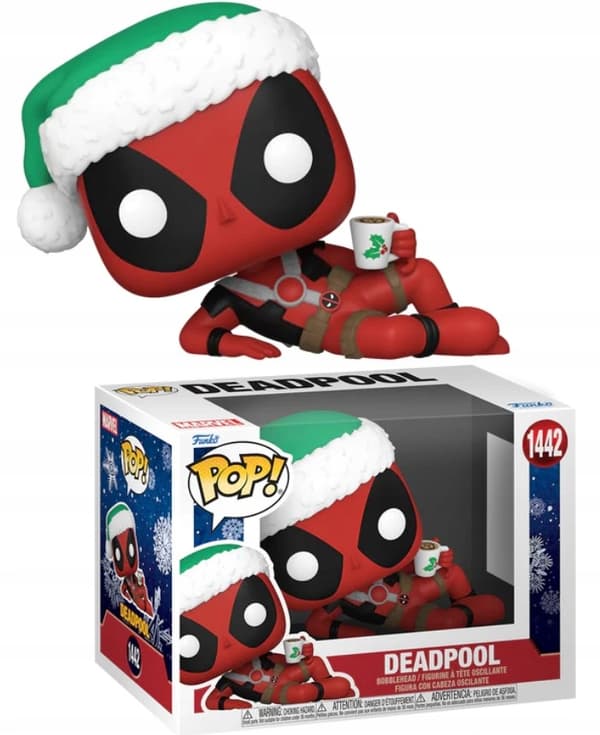 Marvel POP! Vinyl Figure: Holiday Deadpool, 9 cm