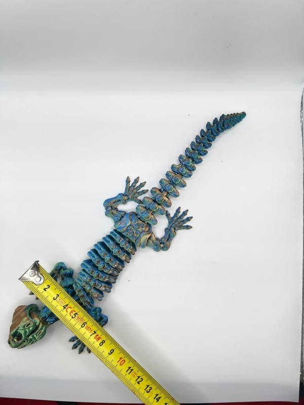 Artistic 3D Figurine – Dragon Skeleton