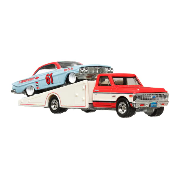 HOT WHEELS Team Transport 61 IMPALA +72 CHEVY RAMP