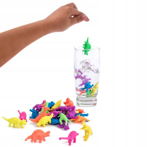 40x MAGIC WATER-GROWING DINOSAUR HATCHING BATH TOY PINOATA