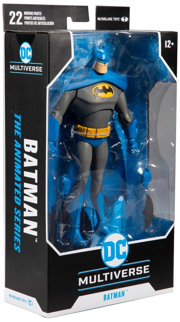 Large DC Multiverse Animated Batman Figurine, 18cm.