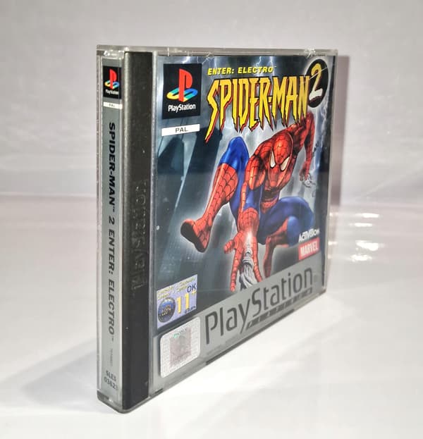 Spider-Man 2: Enter Electro PSX 3XA Game Disc + Manual